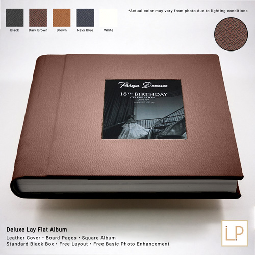Square Deluxe Album - Dark Brown