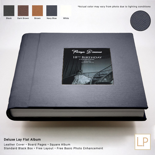 Square Deluxe Album - Navy Blue