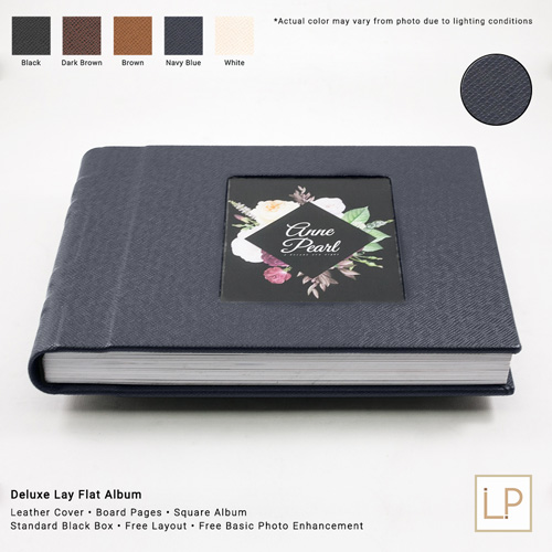 Rectangle Deluxe Album - Navy Blue